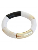 Armband - Penne - Beige White