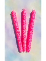 Candy Candles - Kaarsen - Set van 3 - XL - Confetti Pink Peach Light Pink