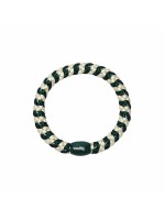 Haarelastiekje - Armbandje - Kknekki - Groen/Wit