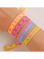 Armband - Wave - Blauw/Roze