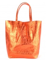Shopper Metallic Lisa - Oranje